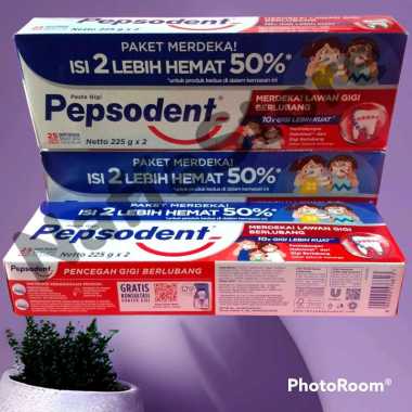 pepsodent 225gr banded isi 2