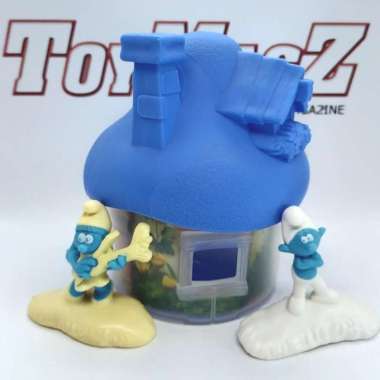 Figure Happy Meal McDonald Smurfs The Lost Village (Blue) Smurf