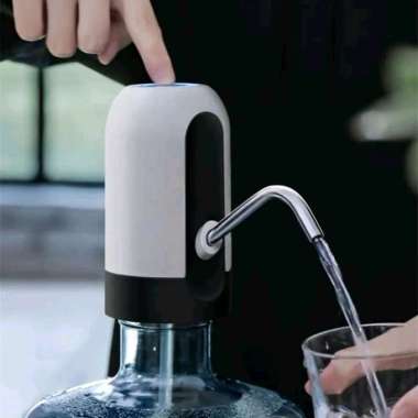 Pompa Galon Electric Charge USB Hitam