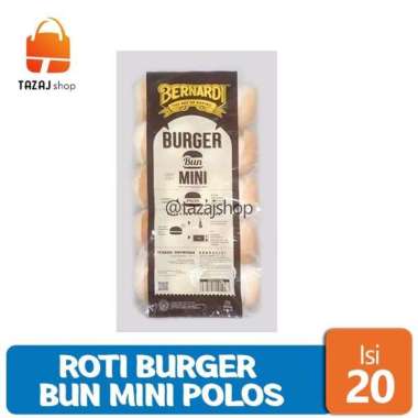 Roti Burger Bun Mini Polos Isi 20 Pcs