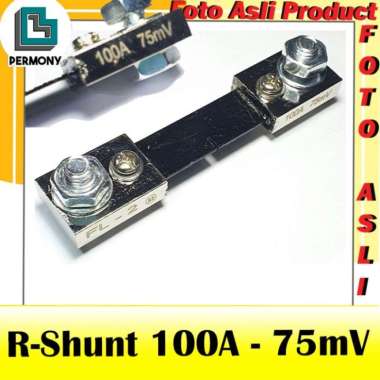 VOLTMETER DUAL DC 0-200V 100A CURRENT ARUS SHUNT VOLT METER 4 DIGIT RShunt