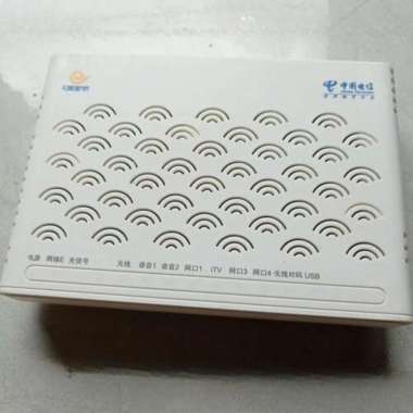 ZTE F460 Modem FTTH Wireless Router ONT ONU EPON ZTE F460 + WiFi BARU (FULL SET)