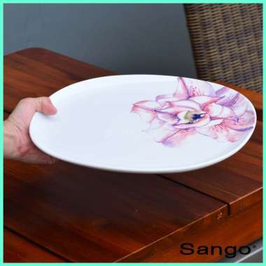 SANGO Set Bloom Diner Plate dan Salad Plate (Isi 4)