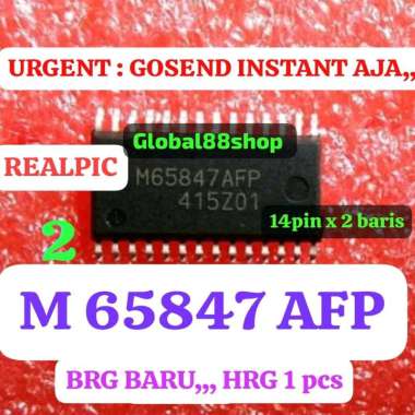 M65847AFP M 65847AFP 65847 AFP SMD IC TR TRANSISTOR IGBT POWER AMPLIFIER AUDIO BAJU CELANA TRANSFORM