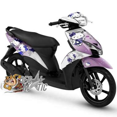 Stiker Variasi Decal Full Body Motor Yamaha Mio GT Mio J Hello Kitty 1 Mio GT Ungu