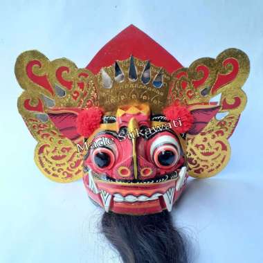 Kepala barong khas bali mainan anak hiasan dekorasi Barong Ket