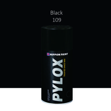 Pylox (Cat Semprot) Nippon Paint Solid Colour Netto 300 cc – Black 109