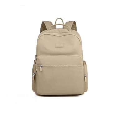 Tas Ransel Wanita Backpack Wanita Remaja Tas Anti Air BAEOS - 0459 Wheat Brown