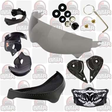 Helm Scorpion Baut Ring Rachet Screw Mur Viso Ventilasi Cover Busa COVER HELM