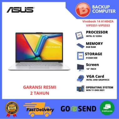 LAPTOP ASUS Vivobook 14 A1404ZA i5-1235U 8GB RAM SILVER