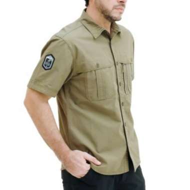 Kemeja Eiger Blck Borneo Kalamantara Ss (H338) Olive
