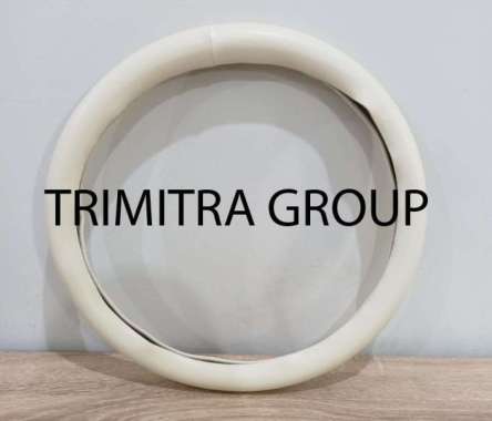 Cover Stir Kulit / Sarung Stir / Penutup Sarung Stir Mobil Innova Lama Cream