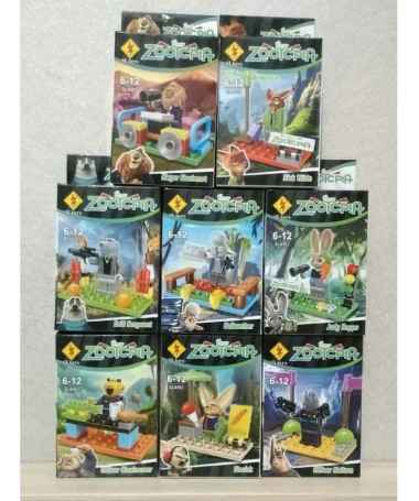 Brick Block SL Toys SL 8953 Minifigure ZooTopia ( Set 8 ) SL8953