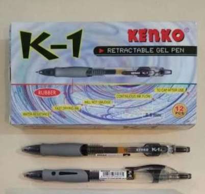 Pulpen Kenko K-1 Hitam / Pulpen Hitam
