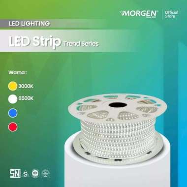 LAMPU LED STRIP SELANG 2 MATA MORGEN PER-METER PUTIH