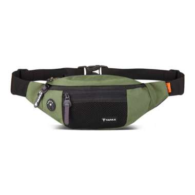 Tas Waistbag Selempang Pria Rusther hijau tni