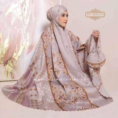 ALMECCA - Mukena Dewasa 2IN1 Silk Maxmara Luxury Mukena Premium Peach