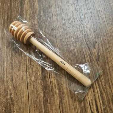 Sendok Kayu Madu HDI - Untuk menyendok madu 100% Natural Handmade Sendok Honey Dipper