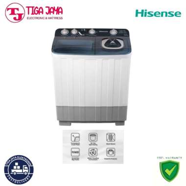 HISENSE WSRB1113 MESIN CUCI 2 TABUNG 11 KG HISENSE WSRB1113UB