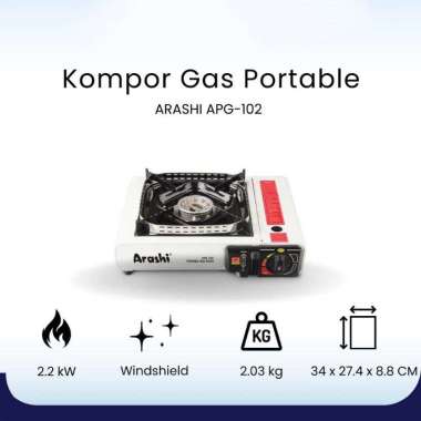 Kompor Portable Arashi APG 102 / Kompor Piknik Arashi APG102