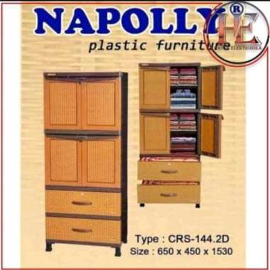 LEMARI CABINET TERBARU LEMARI MINIMALIS LEMARI NAPOLLY MODERN CRS 144