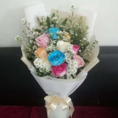 Bunga buket wisuda hadiah wisuda bunga mawar asli