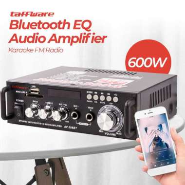 Taffware Bluetooth EQ Audio Amplifier Karaoke 600W - AV-298BT