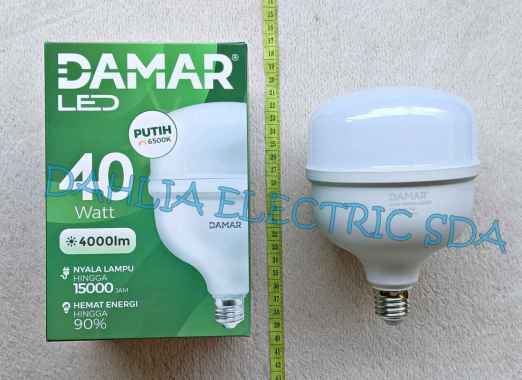 LAMPU LED 40W DAMAR 6500K PUTIH