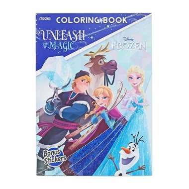 Disney Frozen Unleash The Magic Coloring Book with Bonus Sticker