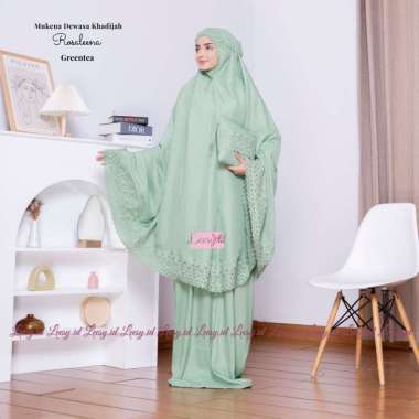 Jumuna - - Mukena Dewasa Siti Khadijah Rosaleena GREENTEA