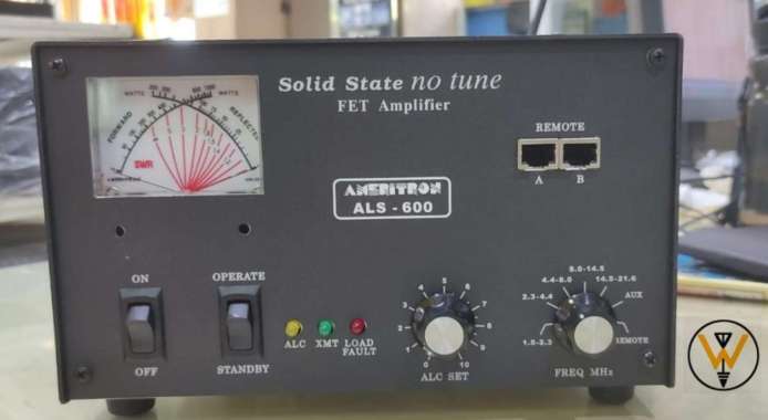 AMERITRON ALS-600X HF PA 600W W/ PSU ALS600X SOLID STATE AMPLIFIER EXP