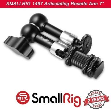 SmallRig 1497 Articulating Rosette Arm 7'' Long with Cold Shoe Magic