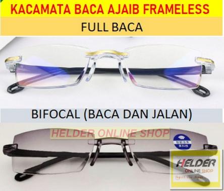 kacamata Baca Ajaib Auto Focus Frameless FULL BACA + BOX