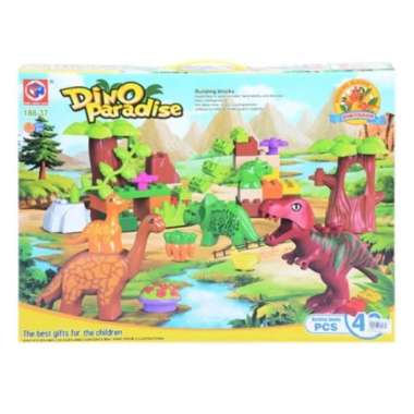 Building Blocks Dinosaur - Bricks Dino Paradise 18837 - 40 pcs