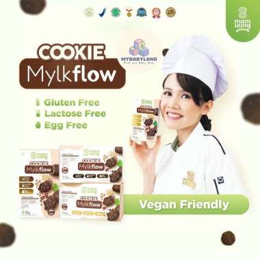 Mom Uung Cookie Mylkflow Ekstrak Kelor / Kukis Pelancar Asi / Vegan Friendly / Gluten Free / Cookies