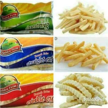 Kentang Goreng Golden Farm Crinkle cut