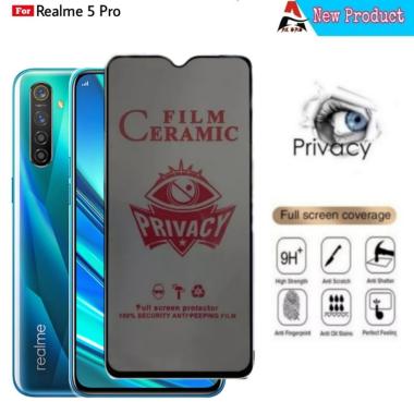 Tempered Glass REALME 5 Pro / Realme XT / Realme 2 Pro Full Cover Ceramic Anti Spy Realme 2 Pro