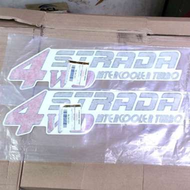 sticker stiker strada 4WD intercooler turbo L200 Multivariasi Multicolor