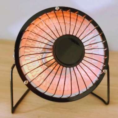 Pemanas Penghangat Ruangan Mini Heater Metal Alat Elektrik Portable 4"