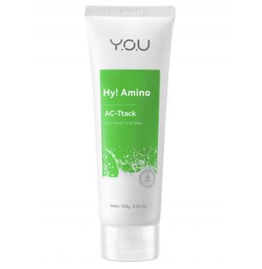 YOU Hy! Amino AC-Ttack Anti-Acne Facial Wash | Jerawat | Kulit Berminyak