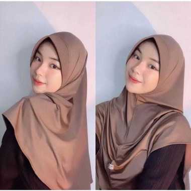 HIJAB BERGO JERSEY PAD / HIJAB INSTAN JERSEY / KERUDUNG BERGO JERSEY / JILBAB OLAHRAGA / HIJAB BERGO