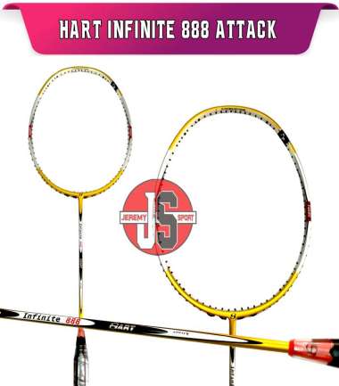 Raket Badminton / Bulutangkis Hart Infinite 888 Attack OVERSIZE Hanya Raket