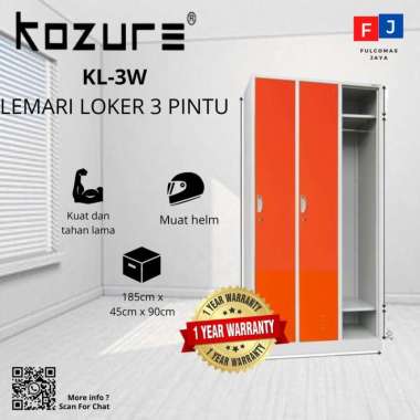 KOZURE LOKER BESI LEMARI LOKER KABINET KL-3W Filling Cabinet