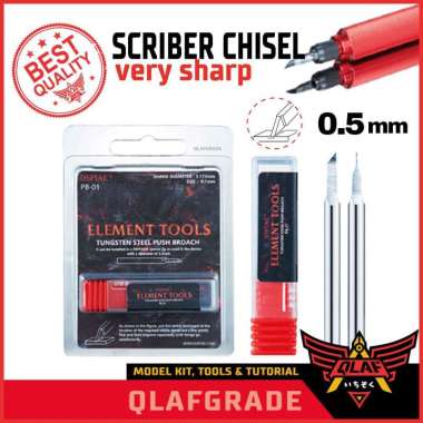 MATA SCRIBING 0.5 mm dspiae push broach tungsten steel scriber chisel