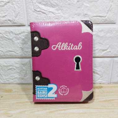 Alkitab TB2 034 TI Agenda Kain Canvas dengan Resleting Pink