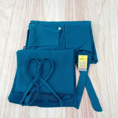 Gamis Set Dress Haji Dan Umroh Wanita - Baju Ihrom Wanita Tosca