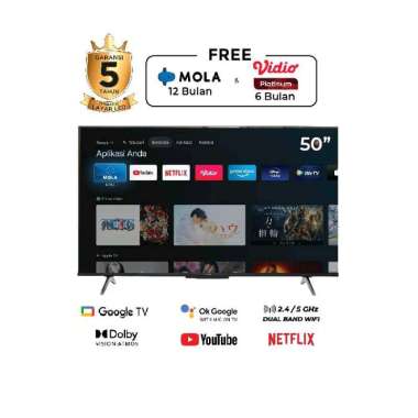 SMART GOOGLE TV POLYTRON 50 INCH UHD 4K 50UG5959