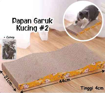 Papan Garuk Kucing #2 Mainan Papan Garukan Kucing - Cats Scratching Pad