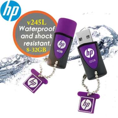 Flashdisk HP V245 32GB USB 2.0 Original Ungu