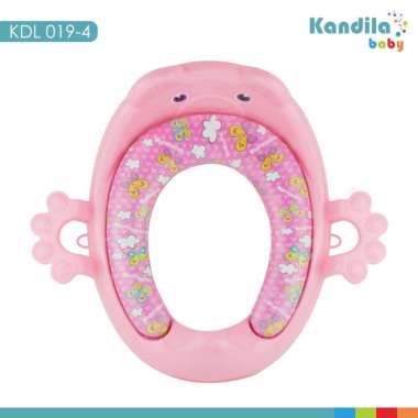 Kandila Baby Bear Potty Seat KDL 19-4 / Alas Dudukan Toilet Anak Bayi Pink
